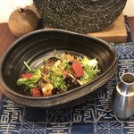 東香福如 - 身欠きニシンと油揚げのサラダ