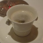 レ セゾン - ペルドローの出汁でとったスープ