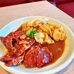 焼肉丸惠 松縄店 - ハラミ  ホルモン 2人前