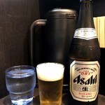 麺屋りゅう - 水 + 瓶ビール