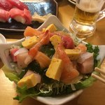 寿司居酒屋 や台ずし - 海鮮サラダハーフ