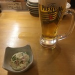 寿司居酒屋 や台ずし - プレモルにお通し