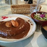 メロン - コロコロカレーの大盛りです。