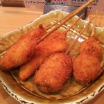 串天ぷら おでん 満ぞく屋 - 串カツ達の集合写真