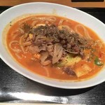 せんきち - イタリアンカレーうどん肉のせ
