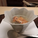 鰻、根パセリすり流し