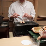 木山 - 浜坂蟹の爪焼き