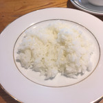 宮崎牛のシャロン - ライス。お代わりできるからか小盛り目なのかな？