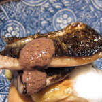 本濱 - さんまの炙り 肝醤油ＵＰ