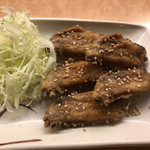 風来坊 - 手羽先唐揚４５０円。満腹でしたが、３皿追加して、１人１０本いただきました！ とーっても美味しくいただきました（╹◡╹）