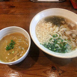 かすうどん てっちゃん - かすうどん＋ミニカレー丼のセット 750円