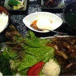 神戸牛 神源 - 2011.12.6　神戸牛焼肉定食 1200円
