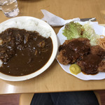 味一 - カレーとヘレのセット。カレー大盛り。