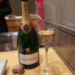 照寿司 - マイレビさまがシャンパンを差し入れ