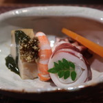 あわび・しらさ海老・たこ・烏賊・唐墨