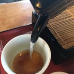 神立やぶそば - こちらが薄めの蕎麦湯です。