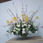 六花亭 - 喫茶室内にあるお花