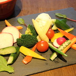 新鮮野菜のバーニャカウダ