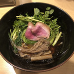 饗 くろ喜 - 「芹（せり）と鴨の醤油そば」1600円