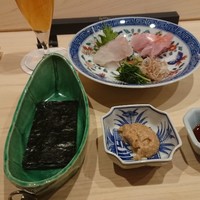 はらまさ - 海苔と肝醤油で！