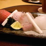 銀座 小十 - お造り三点盛り