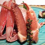 かに道楽 網元 - ズワイガニ刺身
