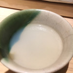 すし岩瀬 - 白子のスープ