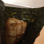 すし岩瀬 - 帆立の海苔まき