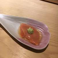 すし岩瀬 - 帆立の卵巣
