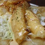 一歩 - 自家製ピリ辛マヨで召し上がれ！大きめエビマヨ