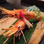 禅紫 - ボタン海老塩焼き