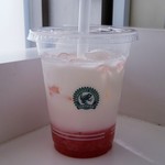 LAWSON - ドリンク写真:桜ゼリーラテ‼️