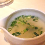 黄鶴 - ２０１７温色健美ランチ　２１００円（税込）キアヌを入れたシジミと海苔のスープ炒飯【２０１７年２月】