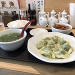 雲呑工房 - つけ（茹）ワンタン定食