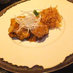 黄鶴 - ２０１８冬・温色健美ランチ　２１００円（税込）鶏肉の玉子付き焼き　スパイシースソース揚げ芋添え【２０１８年１月】