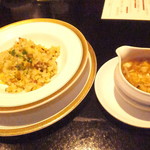 黄鶴 - ２０１８冬・温色健美ランチ　２１００円（税込）乾燥納豆入り炒飯　酸辣湯と共に【２０１８年１月】