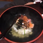 越後一会 十郎 - 鮭親子茶漬けはいくら入り