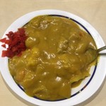 名物 万代そば - 普通カレーライス