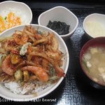 Sakana Isshin - 海鮮天丼定食（550円）