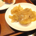 黄鶴 - ランチ　小皿定食　２７００円（税込）のザーサイ【２０１８年３月】