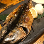 日本酒と魚 だいぜん 五反田 - とろサバの一夜干し