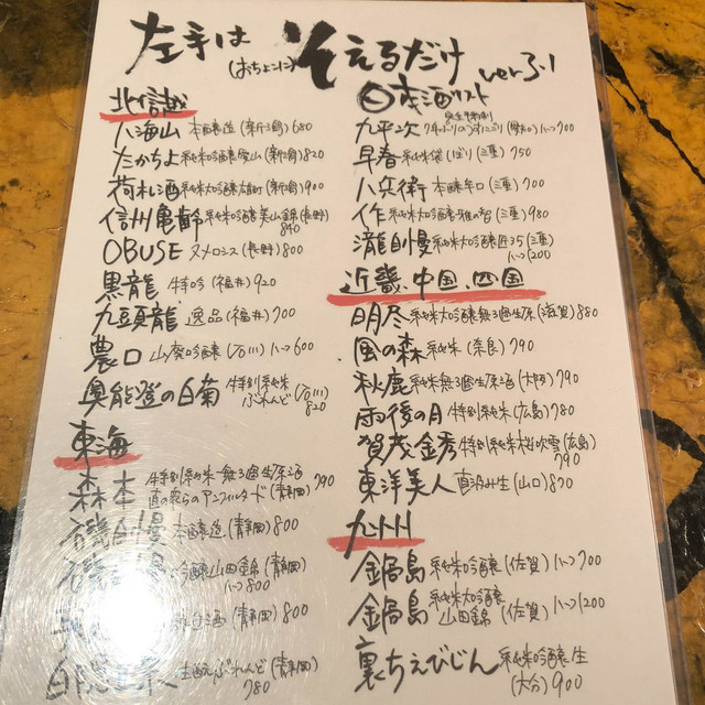 プレミアムな日本酒と季節のお料理 By 春の桜吹雪 閉店 日本酒と魚 だいぜん 五反田 五反田 魚介料理 海鮮料理 食べログ