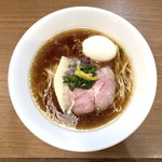 麺屋福丸 - 鴨だし醤油ラーメン（800円）＋味玉（100円）