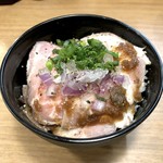 麺屋福丸 - レアチャーシューめし（300円）