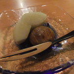 日本料理 たかむら - ラフランス＆西明寺栗の渋皮煮