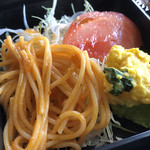 喫茶 樹楽 - この日はスパゲティ付きでした