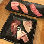 立喰い焼肉 治郎丸 - たてばら・バラ山・バラ板・チレ・ガツ芯・ノドブエ