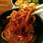 えびくらぶ - 太麺にはちゃめちゃ絡む。