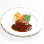 Kuroge Wagyu beef Hamburg Steak with special demi-glace sauce
