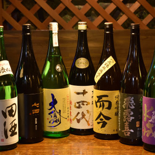 We also have premium sake available! Enjoy carefully selected sake from all over the country